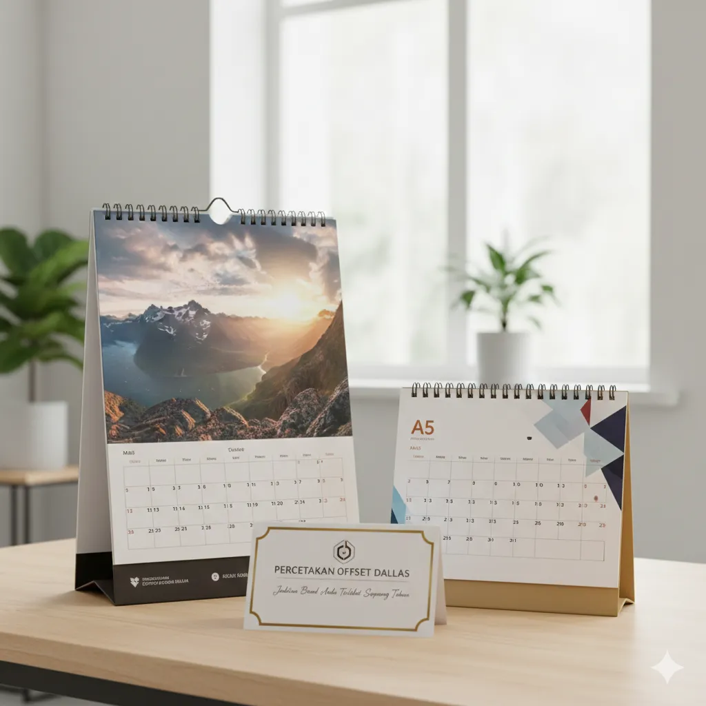Kalender Custom - Percetakan Dallas Kediri